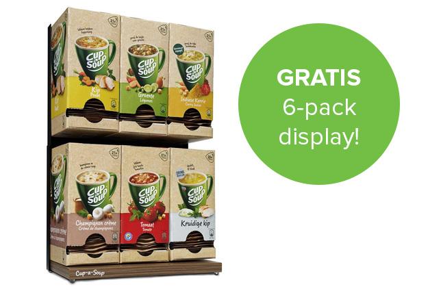 Gratis Cup-a-Soup 6-pack display Gratis Cup-a-Soup 6-pack display