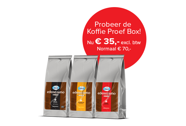 Edenissimo koffieproducten voor slechts € 35,- Edenissimo koffieproducten voor slechts € 35,-